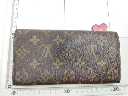 LOUIS VUITTON CA 4177 RFID Unverified Monogram Louis Vuitton Monogram Portefeuille Emilie M64202 Wallet