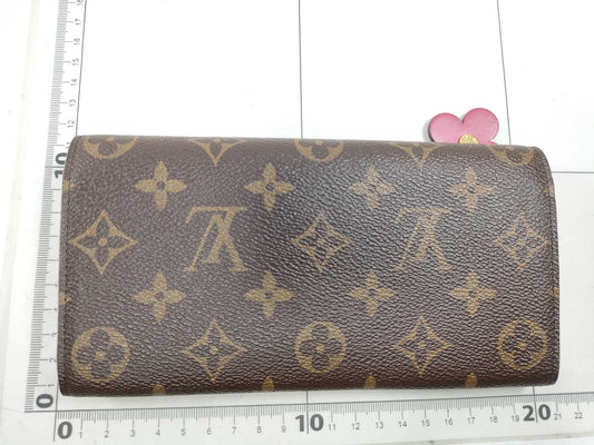 LOUIS VUITTON CA 4177 RFID Unverified Monogram Louis Vuitton Monogram Portefeuille Emilie M64202 Wallet