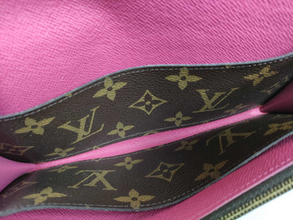 LOUIS VUITTON CA 4177 RFID Unverified Monogram Louis Vuitton Monogram Portefeuille Emilie M64202 Wallet