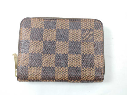 LOUIS VUITTON SR 0183 RFID Unverified Damier Louis Vuitton Zippy Coin Purse Damier Coin Case