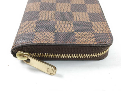LOUIS VUITTON SR 0183 RFID Unverified Damier Louis Vuitton Zippy Coin Purse Damier Coin Case