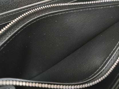LOUIS VUITTON RFID Verified, Serial Unverifiable, Python Snake Leather Long Wallet, Black