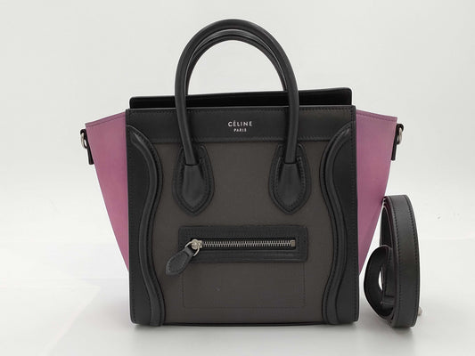 CELINE Luggage Micro Handbag Bag
