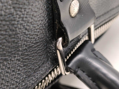 LOUIS VUITTON Louis Vuitton Damier Graphite Keepall Bandouliere 45 N41057 Boston Bag