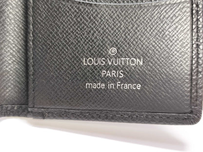 LOUIS VUITTON MI0036 Taiga LV Card Case, Card Case, Pass Case, Business Card Case