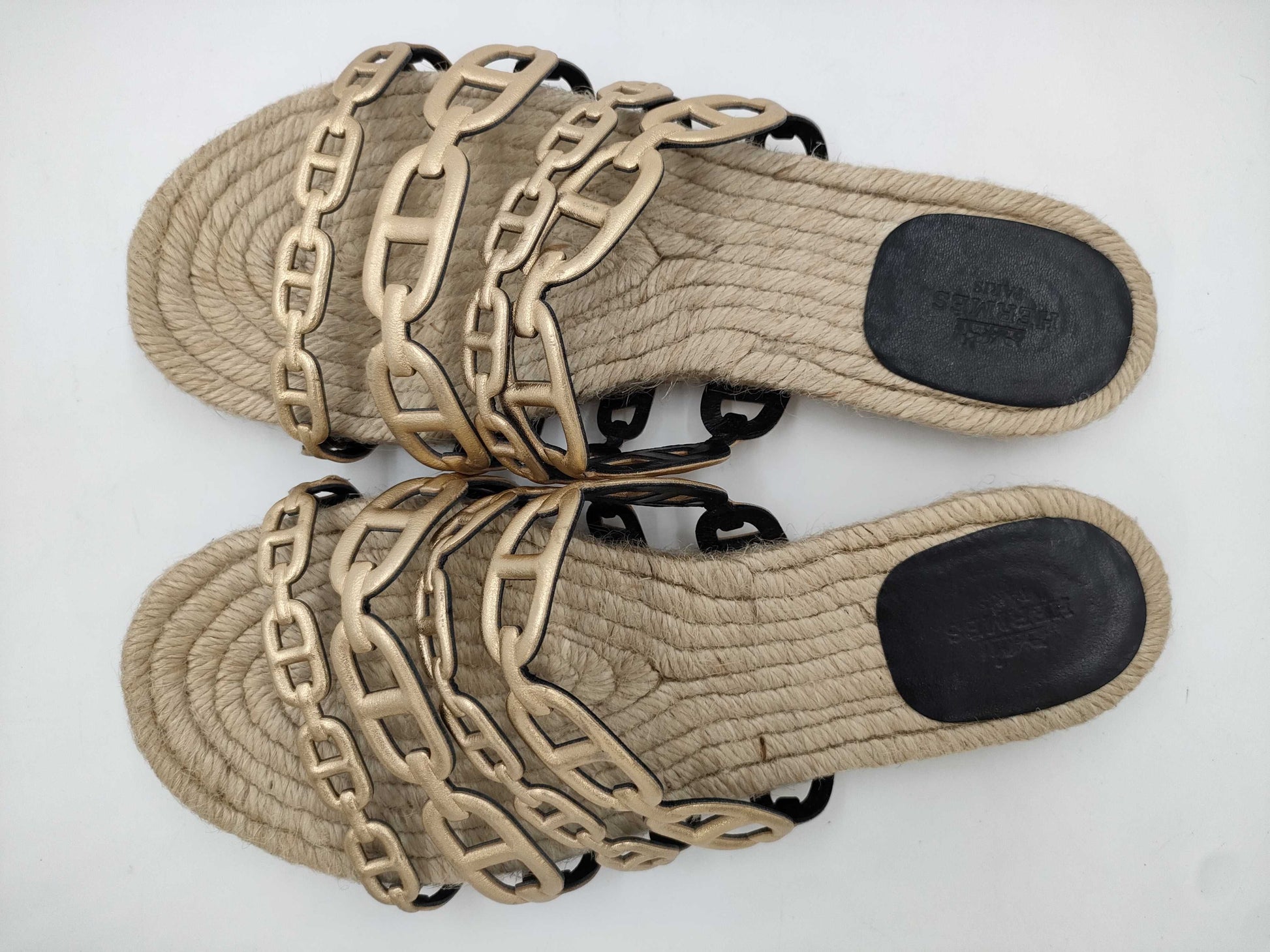 HERMES Chaine Sandals Size 37 Sandals