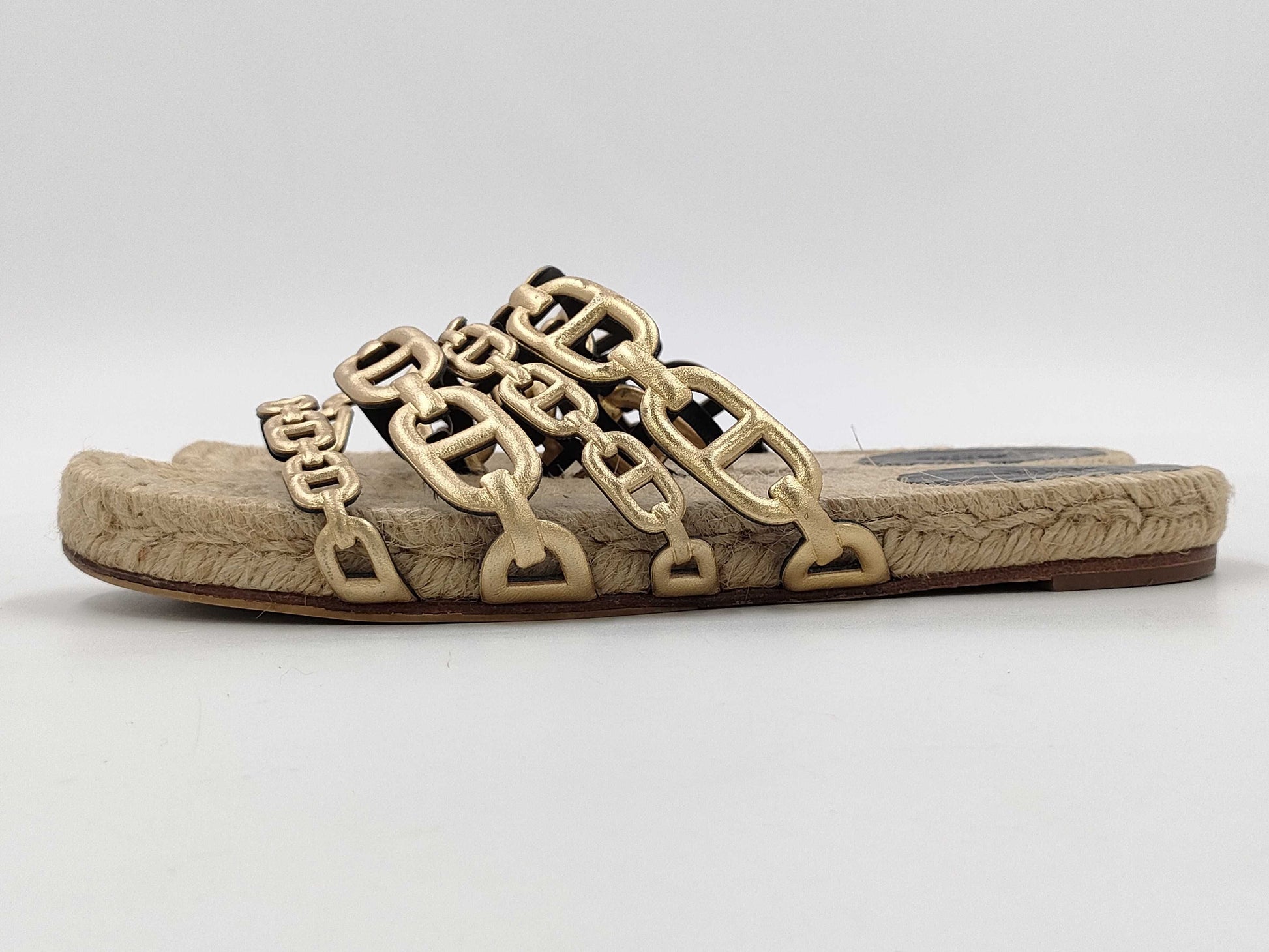 HERMES Chaine Sandals Size 37 Sandals
