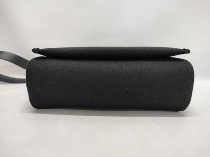 HERMES Airbag Zip Mini Shoulder Bag in Black Box Calf Leather with Silver Hardware and W Stamp