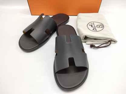 HERMES Sandals "Izmir" Mocha Size: 41 Sandals