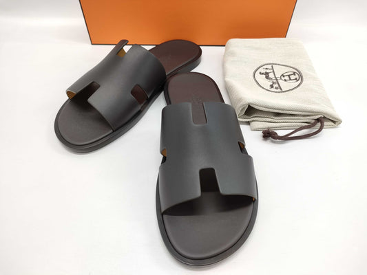 HERMES Sandals "Izmir" Mocha Size: 41 Sandals
