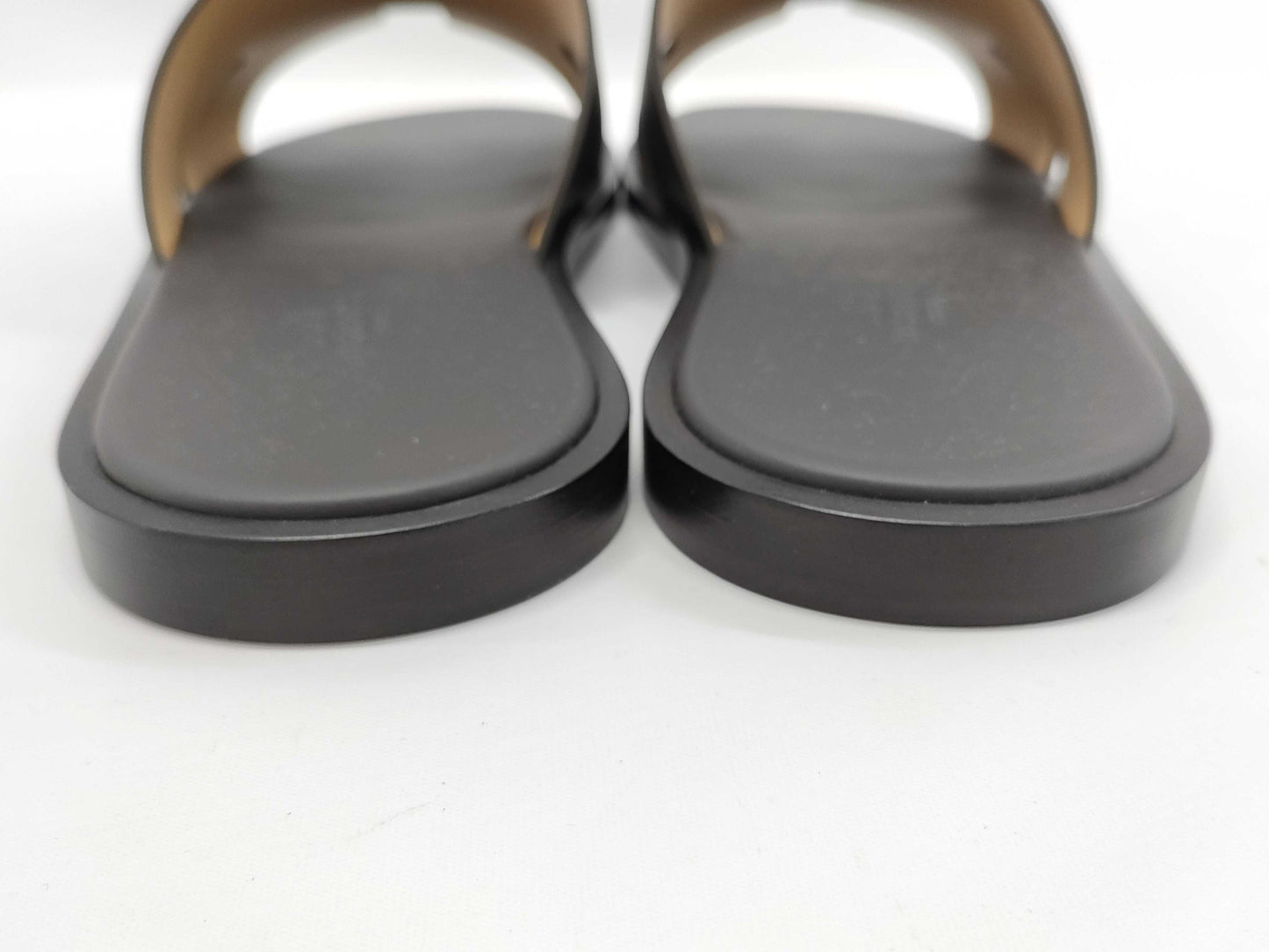 HERMES Sandals "Izmir" Mocha Size: 41 Sandals