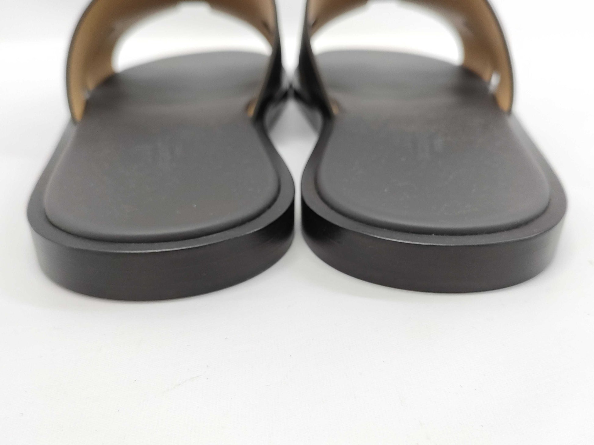 HERMES Sandals "Izmir" Mocha Size: 41 Sandals