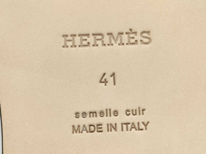 HERMES Sandals "Izmir" Mocha Size: 41 Sandals