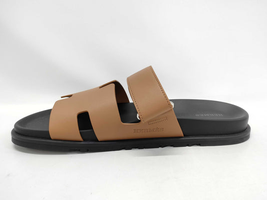 HERMES Sandals "Chypre" Natural Size: 43 Sandals