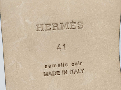 HERMES Sandals "Izmir" Marine Size: 41 Sandals
