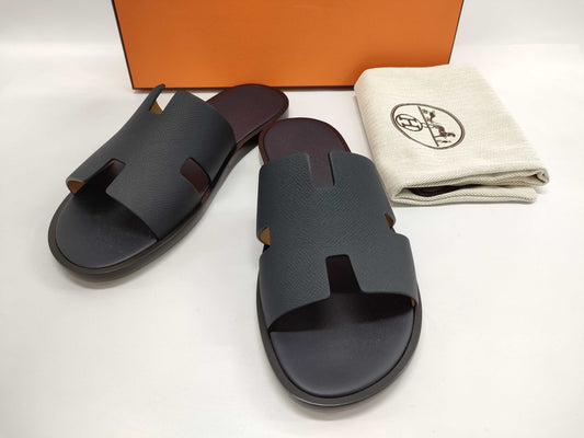 HERMES Sandals "Izmir" Marine Size: 41 Sandals