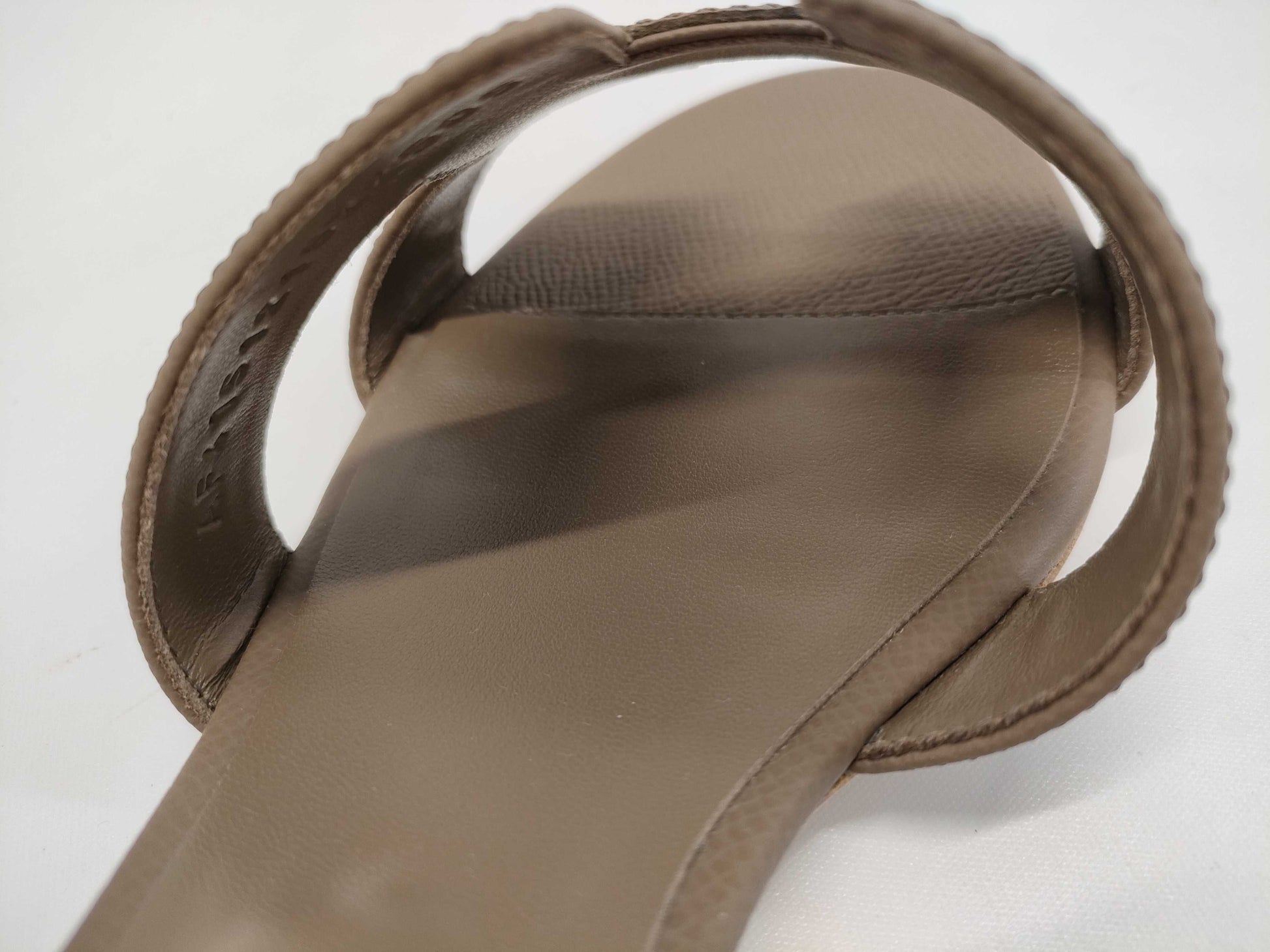HERMES Oasis Etoupe Sandals, Size 39