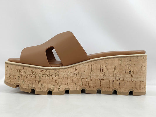 HERMES Sandals "Eze" 30 Gold Size: 37 Sandals