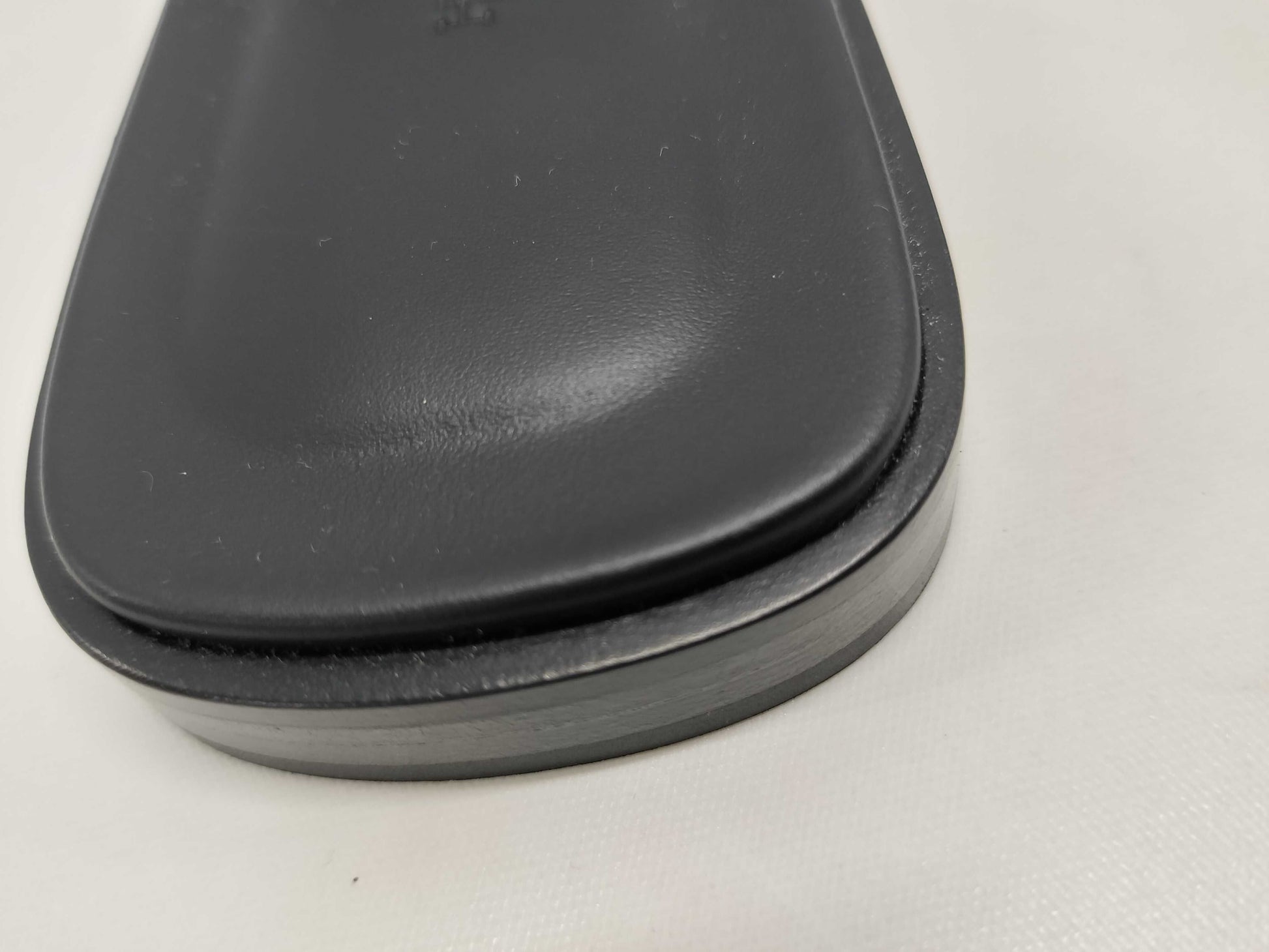 HERMES Sandals "Oran" Black Size: 36 Sandals