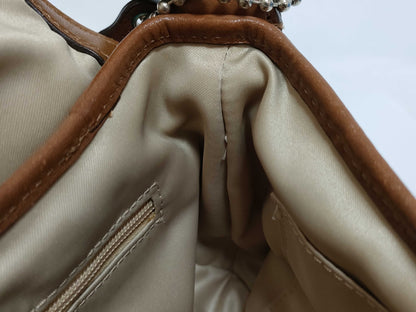 COACH Signature Soho Signature Canvas One-Shoulder Bag Brown Shoulder Bag
