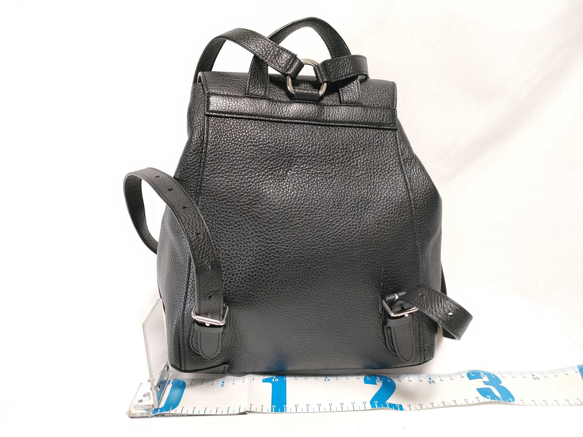 COACH CLIO Leather Backpack in Black