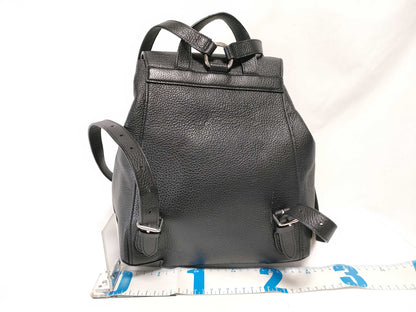 COACH CLIO Leather Backpack in Black