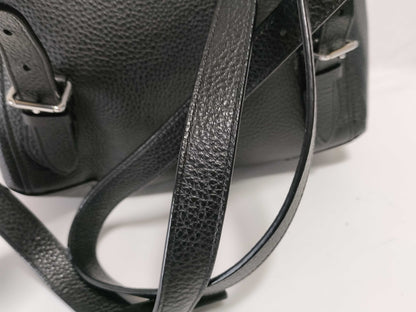 COACH CLIO Leather Backpack in Black