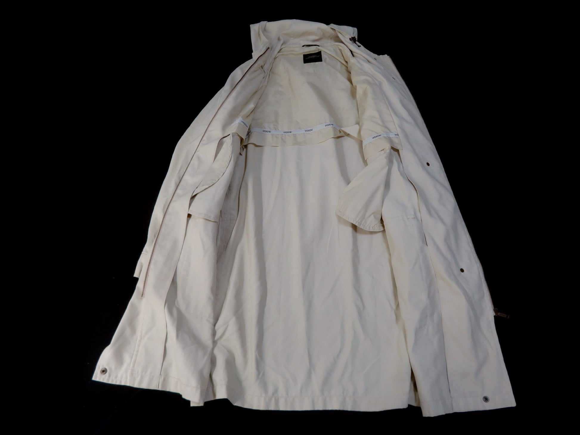 Max Mara Max Mara Nylon Hooded Coat Jacket