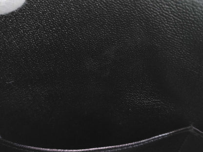 HERMES HERMES Kelly 32 Polosus Black Gold Hardware Black Noir 〇Y Bag