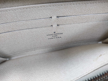 LOUIS VUITTON SD 2110 RFID Unverified Damier Azur Louis Vuitton Azur Zippy Wallet N60019 Wallet