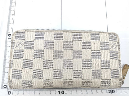 LOUIS VUITTON SD 2110 RFID Unverified Damier Azur Louis Vuitton Azur Zippy Wallet N60019 Wallet