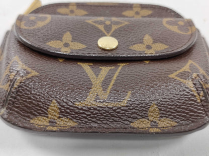 LOUIS VUITTON CA 0096 RFID Unverified Monogram LV Monogram Coin Case