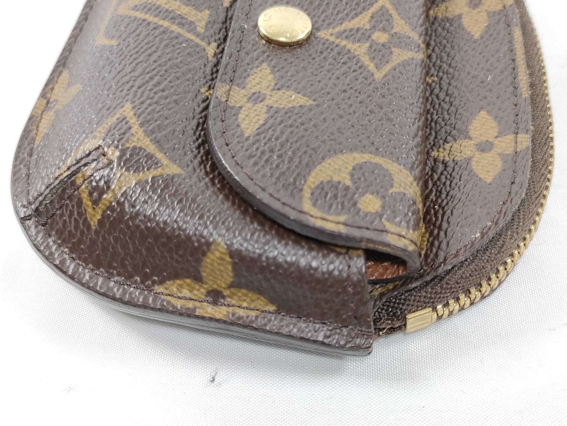LOUIS VUITTON CA 0096 RFID Unverified Monogram LV Monogram Coin Case