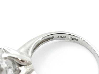 D5.040ct FD0.22ct PT900 7.7g Ring 