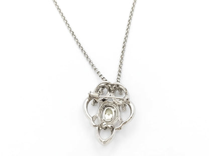 D 0.735ct FDD 0.20ct PT900/850 21.3g Necklace 