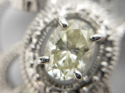 D 0.735ct FDD 0.20ct PT900/850 21.3g Necklace 