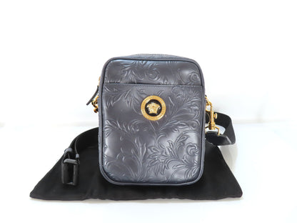 VERSACE Medusa Shoulder Bag Navy