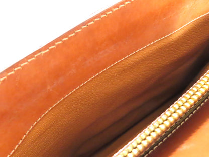 CELINE Old Celine Macadam Logo Stripe Tote Bag Brown