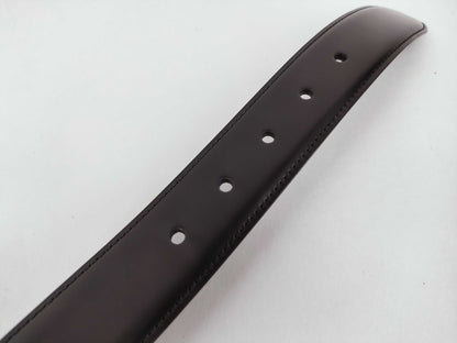 BVLGARI Bulgari Assioma Belt 46/115 Black x Silver Belt