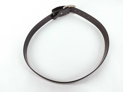BVLGARI Bulgari Assioma Belt 46/115 Black x Silver Belt