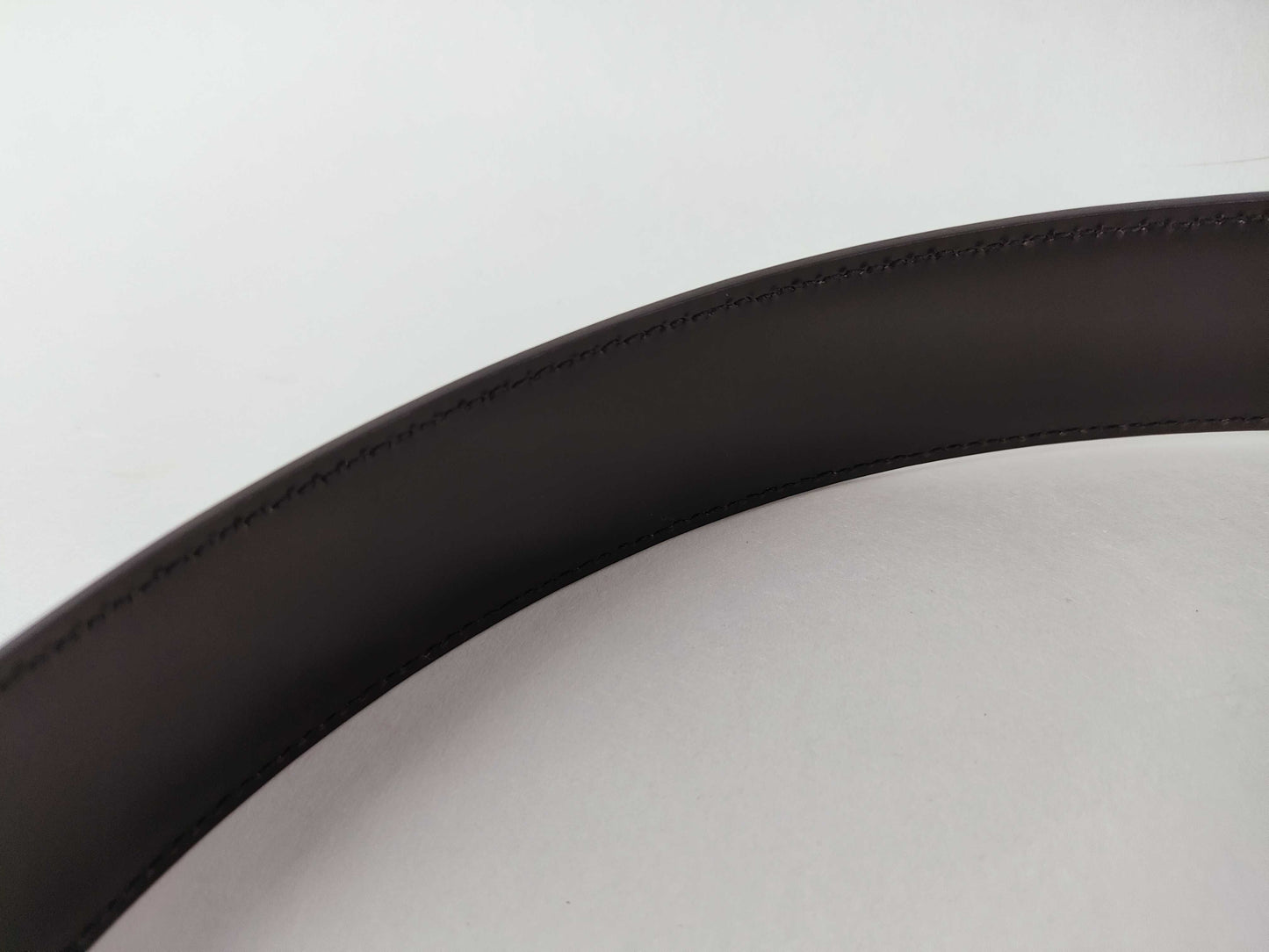 BVLGARI Bulgari Assioma Belt 46/115 Black x Silver Belt
