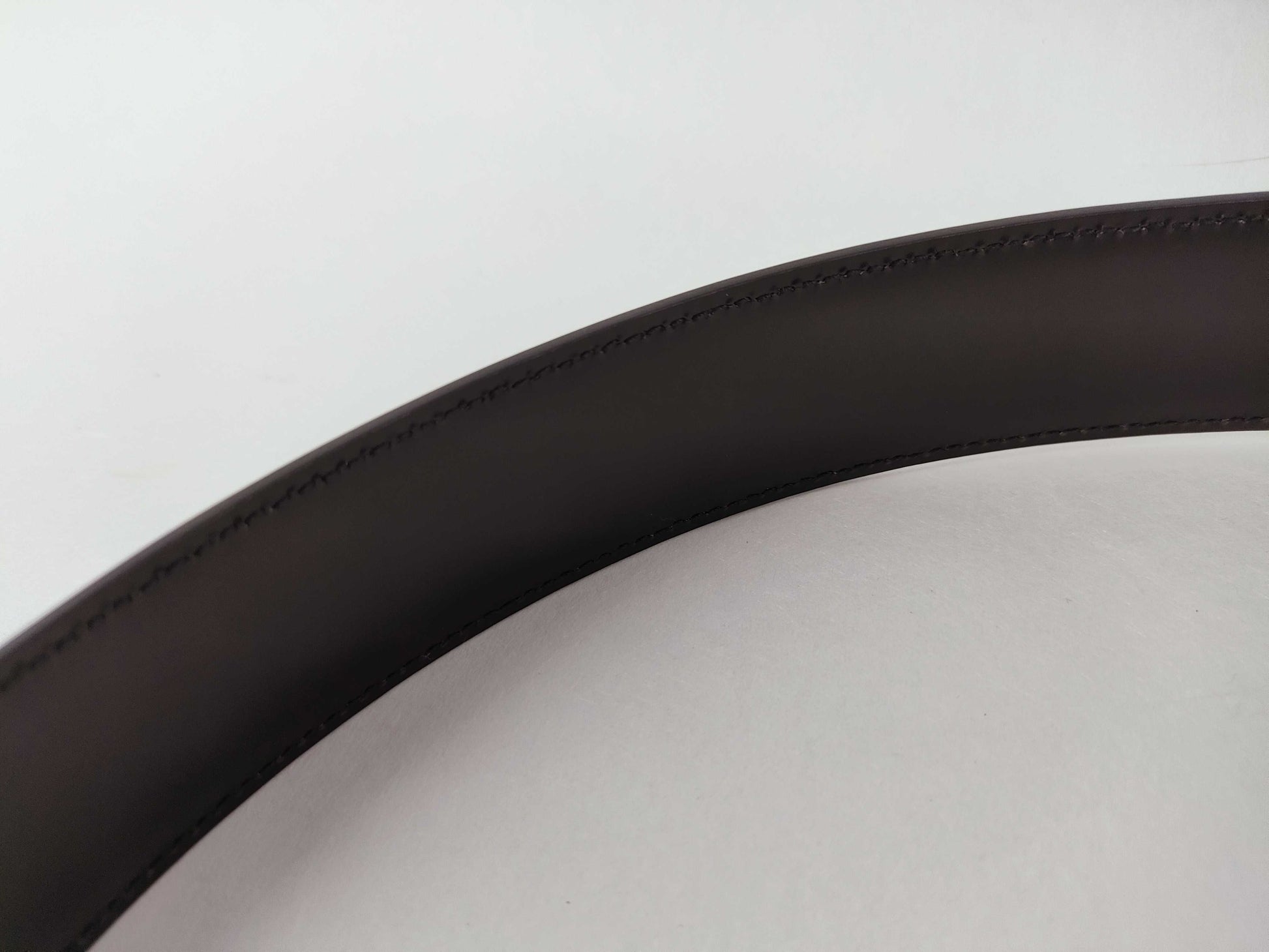 BVLGARI Bulgari Assioma Belt 46/115 Black x Silver Belt