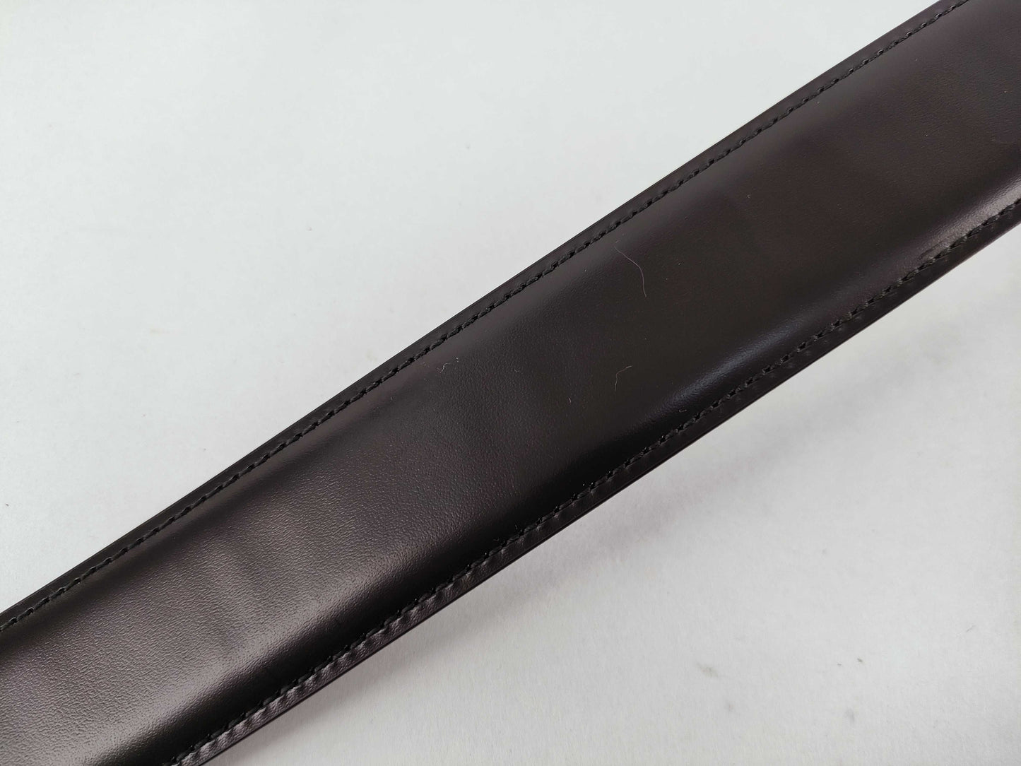 BVLGARI Bulgari Assioma Belt 46/115 Black x Silver Belt