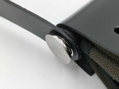 HERMES Air Bag Zip Mini Toile Military x Vache Hunter Black W2024 Shoulder Bag