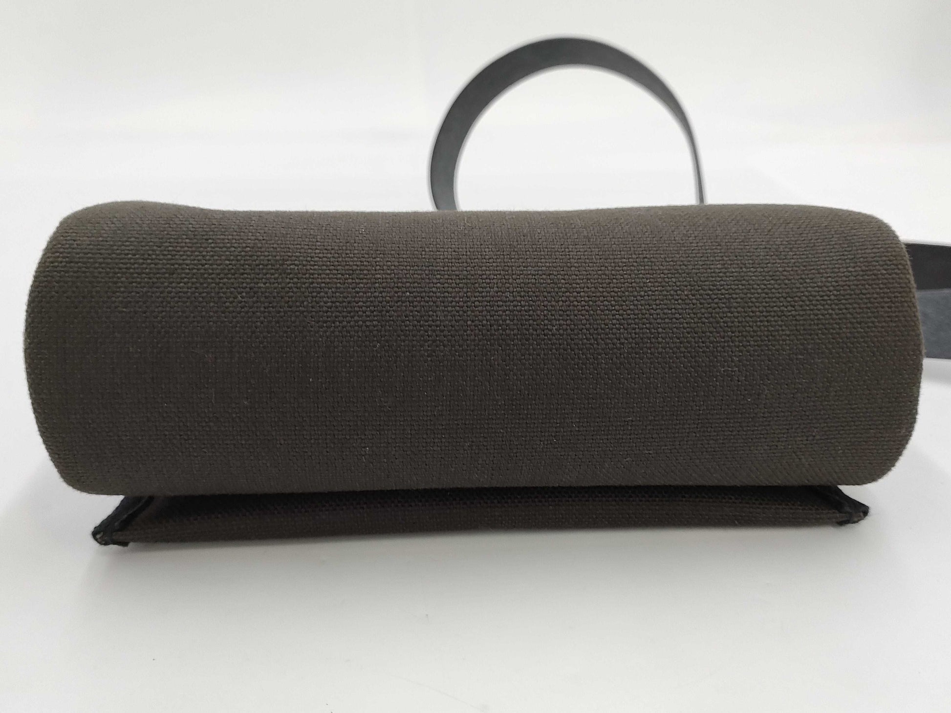 HERMES Air Bag Zip Mini Toile Military x Vache Hunter Black W2024 Shoulder Bag