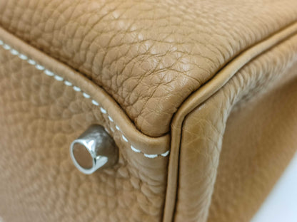 HERMES Kelly 23 Togo Gold Shoulder Bag with K Stamp