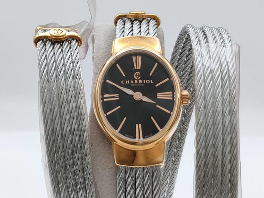 CHARRIOL TWO G01012 Black Dial Quartz Women's Watch
