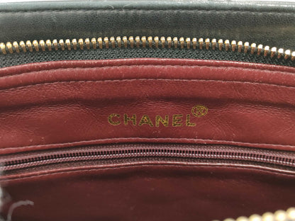 CHANEL Lambskin Chain Tote Shoulder Bag