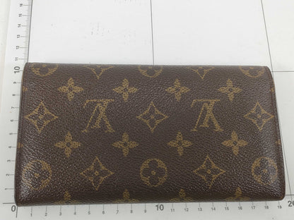LOUIS VUITTON TH 1003 Monogram LOUIS VUITTON Louis Vuitton Pochette Porte Monnaie Credit Monogram M61725 Long Wallet