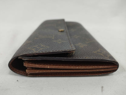 LOUIS VUITTON TH 1003 Monogram LOUIS VUITTON Louis Vuitton Pochette Porte Monnaie Credit Monogram M61725 Long Wallet